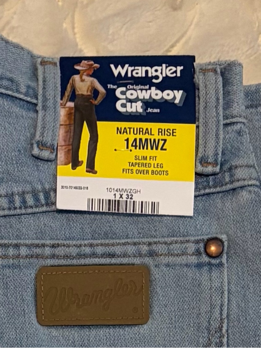 NWT 🚨 WRANGLER Women’s Cowboy Cut 14MWZ Slim Fit Tapered Leg Jeans